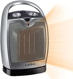 Lasko Ceramic Adjustable Thermostat Space Heaters, Non-Oscillating, 754200 Silver -Solo Stoves Shop 51ZCvz0zpKL. AC