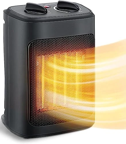 Wind Talk Space Heater For Indoor Use, 1500W Electric Heaters Indoor Portable With Thermostat, PTC Fast Heating Ceramic Room Small Heater With Heating And Fan Modes For Bedroom, Office, Livingroom 1 Wind Talk Space Heater For Indoor Use, 1500W Electric Heaters Indoor Portable With Thermostat, PTC Fast Heating Ceramic Room Small Heater With Heating And Fan Modes For Bedroom, Office, Livingroom