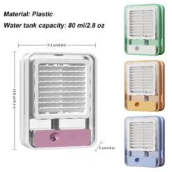Portable Air Conditioner Fan, Mini Cooler 3 Wind Speeds Modes USB Desk Cooling Fan, Desktop Air Cooler Fan For Bedroom Car Camping (Orange) 11 Portable Air Conditioner Fan, Mini Cooler 3 Wind Speeds Modes USB Desk Cooling Fan, Desktop Air Cooler Fan For Bedroom Car Camping (Orange) -Solo Stoves Shop 51Zipcmb46L