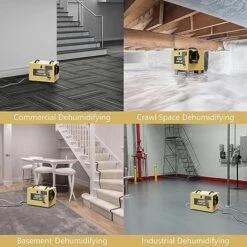 ALORAIR 120 PPD Commercial Dehumidifier, With Drain Hose For Crawl Spaces, Basements, Industry Water Damage Unit, CETL Listed, Compact, Portable, Auto Defrost, Memory Starting, 5 Years Warranty -Solo Stoves Shop 51aXFBTOCDL