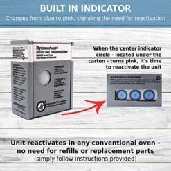 HYDROSORBENT® Gun Safe Dehumidifier Rechargeable Silica Gel 450 Gram Carton. Moisture Absorber. Reusable Desiccant Dehumidifier For Gun Safe – Made In USA Silica Gel Desiccant. 1 Unit - SG450 16 HYDROSORBENT® Gun Safe Dehumidifier Rechargeable Silica Gel 450 Gram Carton. Moisture Absorber. Reusable Desiccant Dehumidifier For Gun Safe – Made In USA Silica Gel Desiccant. 1 Unit - SG450 -Solo Stoves Shop 51b0t417xLL