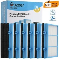 Gazeer True HEPA Filter Replacement For Holmes Aer1 Series Total Air Cleaner, Replacement Parts # HAPF300AP-U4 (6 Pcs HEPA Filters + 8 Pcs Pre Filter) 13 Gazeer True HEPA Filter Replacement For Holmes Aer1 Series Total Air Cleaner, Replacement Parts # HAPF300AP-U4 (6 Pcs HEPA Filters + 8 Pcs Pre Filter) -Solo Stoves Shop 51bPJeH5YWL. AC