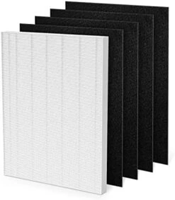 115115 Replacement Filters A For Winix PlasmaWave 5300, 6300, C535, 5300-2, 6300-2, P300, AM90, 9000, 5000, 5000B, C909, 9800 Air Purifier, 1 X True HEPA Size 21 Filter Plus 4 X Carbon Pre-Filters -Solo Stoves Shop 51btbkyY70L. AC