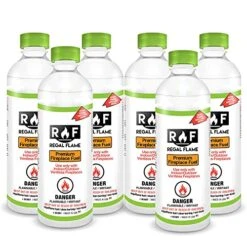 Regal Flame Ultra Pure Ventless Bio Ethanol Fireplace Fuel - 6 Quarts