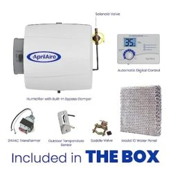 AprilAire 500 Whole-House Humidifier, Automatic Compact Furnace Humidifier, Large Capacity Whole-House Humidifier For Homes Up To 3,600 Sq. Ft., White -Solo Stoves Shop 51d4vxLUdwL