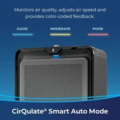 Bissell Smart Purifier With HEPA And Carbon Filters For Large Room And Home, Quiet Bedroom Air Cleaner For Allergies, Pets, Dust, Dander, Pollen, Smoke, Odors, Auto Mode, Air220, 2609A -Solo Stoves Shop 51d8nnXRihL