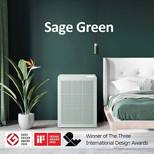Coway Airmega 150(K) True HEPA Air Purifier With Air Quality Monitoring, Auto Mode, Filter Indicator (Sage Green) 4 Coway Airmega 150(K) True HEPA Air Purifier With Air Quality Monitoring, Auto Mode, Filter Indicator (Sage Green) - Image 4