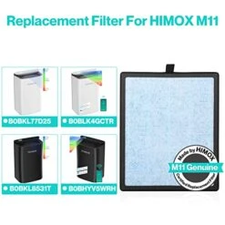HIMOX M11 H14 Replacement Filter, Medical Grade HEPA Filter (99.99%) With 5-Stage Air Filtration System For Home Large Room Bedroom Pets