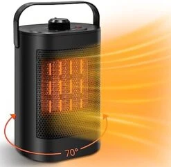 Space Heater-Portable Heaters For Indoor Use-Small Heater ETL Certified, Desk Heater For Office, Fan&Heater Combo W/Tip Over And Overheat Protection, 750/1500W -Solo Stoves Shop 51gttR9ilL. AC