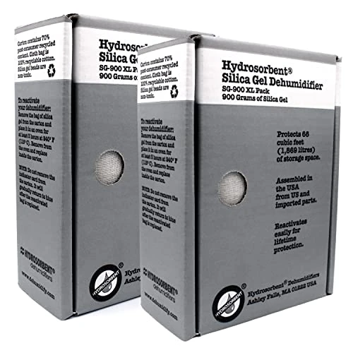HYDROSORBENT® Gun Safe Dehumidifier Rechargeable Silica Gel 450 Gram Carton. Moisture Absorber. Reusable Desiccant Dehumidifier For Gun Safe – Made In USA Silica Gel Desiccant. 1 Unit - SG450 12 HYDROSORBENT® Gun Safe Dehumidifier Rechargeable Silica Gel 450 Gram Carton. Moisture Absorber. Reusable Desiccant Dehumidifier For Gun Safe – Made In USA Silica Gel Desiccant. 1 Unit - SG450 - Image 12