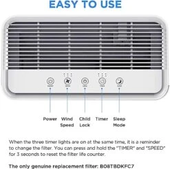 MOOKA H13 True HEPA Air Purifier Replacement Filter With Activated Carbon 4-in-1 For Large Room Filter Allergies Pollen Smoke Dust Pet Dander VOC -Solo Stoves Shop 51hNfihthyL