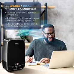 Humidifier For Large Room, Home, Humidifier For Bedroom - Large Capacity 5.5L - Warm & Cool Mist Humidifier, Ultrasonic Humidifiers 10 Humidifier For Large Room, Home, Humidifier For Bedroom - Large Capacity 5.5L - Warm & Cool Mist Humidifier, Ultrasonic Humidifiers -Solo Stoves Shop 51hp0wlr5uL