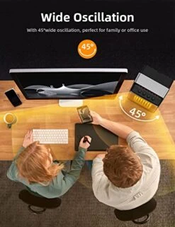 Electric Space Heater, Small Space Heater With Three Mode PTC Ceramic Heater Small Heater Fast Heating With Oscillation & Overheat Tip-over Protection, Quiet Desk Heaters For Indoor Use Office Bedroom -Solo Stoves Shop 51iE3j5eLTL