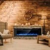 70 Inch Electric Fireplace Inserts, Wall Mounted Fireplace, Led Fireplace With Logs, Recessed Electric Fireplace With Remote Control, Linear Fireplace, 9 Multi Color Flames, 750/1500W