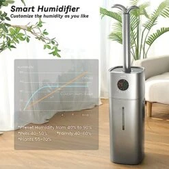 Humidifiers For Large Room Home, 4.2Gal/16L Whole House Humidifiers 2000 Sq.ft. AILINKE Large Ultrasonic Cool Mist Humidifier With Extension Tube For Home, Greenhouse, Office -Solo Stoves Shop 51iHzf0TqXL