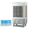 BeiLiHe Portable Evaporative Air Cooler, 3 Speeds Cooling Fan With 6 Ice Box, 4 Universal Wheel, Industrial Strength Fan Cooler For Commercial, Office, Home (Size : 150W)