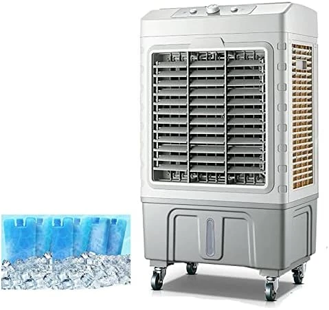 BeiLiHe Portable Evaporative Air Cooler, 3 Speeds Cooling Fan With 6 Ice Box, 4 Universal Wheel, Industrial Strength Fan Cooler For Commercial, Office, Home (Size : 150W) 7 BeiLiHe Portable Evaporative Air Cooler, 3 Speeds Cooling Fan With 6 Ice Box, 4 Universal Wheel, Industrial Strength Fan Cooler For Commercial, Office, Home (Size : 150W) - Image 7