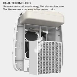 DIWANG Small Desk Fan Portable Cooler Fan Water Cooling Fan Mini Air Cooler Adjustable Wind Speed USB Small Air Cooler For Home Office Desktop Fan -Solo Stoves Shop 51iPPf9LC1L