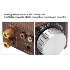 Headphone Amplifier Mini Stereo DAC,Bluetooth Amplifier, Mini Bluetooth 5.0 Power Amplifier Stereo HiFi Digital Amp 2 Channel 50W And 50W With USB Input -Solo Stoves Shop 51j2pBDavML