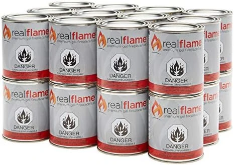 Real Flame Gel Fuel Cans - 24-Pack - Gelled Isopropyl Alcohol For Indoor Or Outdoor Fireplaces 5 Real Flame Gel Fuel Cans - 24-Pack - Gelled Isopropyl Alcohol For Indoor Or Outdoor Fireplaces - Image 5