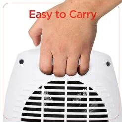 Black & Decker BLACK+DECKER Portable Space Heater, 1500W Small Space Heater With Overheat Protection For Indoor Use, White -Solo Stoves Shop 51kLXkNGUEL