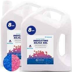 Wisesorb 8 LBS Premium Indicating Silica Gel Beads (Blue To Pink), Reusable Desiccant Dehumidifier -Solo Stoves Shop 51kTPjnTGL