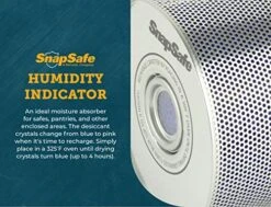 SnapSafe Reusable Canister Dehumidifier, 75902 - Portable, Easy To Use Moisture Absorbers For Gun Safes & Cabinets - Prevent Moisture Damage For Gun Safe Accessories, Firearms In Your Gun Vault -Solo Stoves Shop 51ktfEwBseL