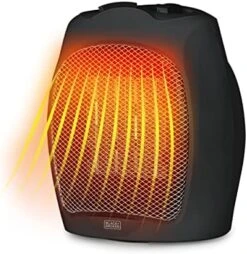 Black & Decker BLACK+DECKER Portable Space Heater, 1500W Small Space Heater With Overheat Protection For Indoor Use, White -Solo Stoves Shop 51loeAkkKL. AC