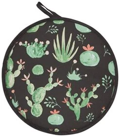 Now Designs Patterned Tortilla Warmer, Cactus Print - 11 In | Cotton With Plastic Steam Barrier