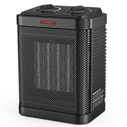 Small Space Heater For Indoor Use, 1500W/900W PTC Ceramic Space Heater With Thermostat, 3 Modes, Safety Quiet Heating, Multiple Protection, Portable Heater For Office Room Desk Use