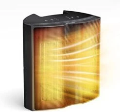 Grelife 24" Space Heater, 75° Oscillating Electric Heater With Night Light, Remote, Overheat & Tip-over Protection, ECO Mode, 12H Timer, Thermostat, 1500W Portable Heater For Indoor Use, Office, Home -Solo Stoves Shop 51p8 IcvPCL. AC