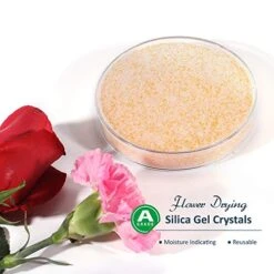 Wisedry Silica Gel Flower Drying Crystals - 5 LBS, Color Indicating, Reusable -Solo Stoves Shop 51qEbI3Z5vL