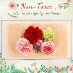 LotFancy Silica Gel Flower Drying, 2.5 LBS Color Indicating Silica Crystals For Wedding Bouquet Preservation -Solo Stoves Shop 51qSWEvmSKL