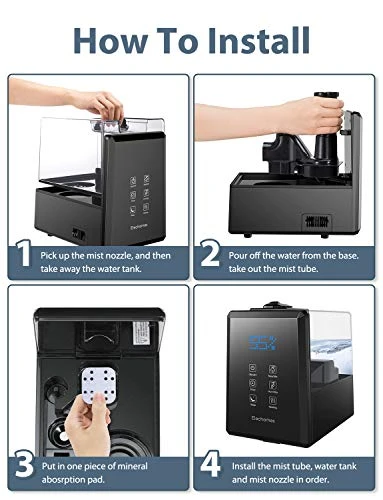 Elechomes Mineral Absorption Pad Suitable For Elechomes UC5501, SH8820, SH8830 Humidifiers, 10 Pack 3 Elechomes Mineral Absorption Pad Suitable For Elechomes UC5501, SH8820, SH8830 Humidifiers, 10 Pack - Image 3