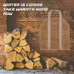 TwentyNext Firewood Log Carrier, Firewood Waxed Canvas Tote Bag With Handles, Heavy Duty Firewood Holder Fireplace Wood Stove Accessories For Camping,BBQ Indoor & Outdoor -Solo Stoves Shop 51rCeoANnPL