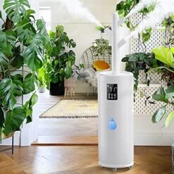 17L/4.5Gal Humidifiers For Large Room 2000 Sq Ft, Cool Mist Humidifiers For Bedroom With Extension Tube And Wheels, 360°Nozzle, 4 Speed Humidifiers For Home School Office Commercial Greenhouse Plants -Solo Stoves Shop 51sULLIVOaL