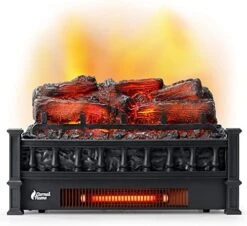 TURBRO Eternal Flame 26-Inch Infrared Quartz Electric Fireplace Log Heater, Realistic Pinewood Logs, Adjustable Flame Colors, Remote Control, Thermostat, Timer, EF26-PB, 1500W 17 TURBRO Eternal Flame 26-Inch Infrared Quartz Electric Fireplace Log Heater, Realistic Pinewood Logs, Adjustable Flame Colors, Remote Control, Thermostat, Timer, EF26-PB, 1500W -Solo Stoves Shop 51sZovFuWSL. AC