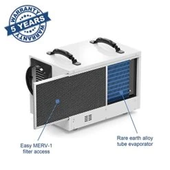 ALORAIR Crawl Space Dehumidifiers 120 PPD Moisture Removal, Energy Star Certified Crawlspace Dehumidifiers Commercial Dehumidifier For Basement, Auto Defrost, CETL Listed, 5 Years Warranty -Solo Stoves Shop 51uHlkjvnJL