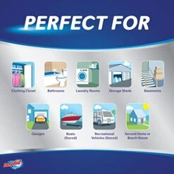 DampRid Fresh Scent Hanging Moisture Absorber, 15.4 Oz., 6 Pack - Eliminates Musty Odors For Fresher, Cleaner Air, Ideal Moisture Absorbers For Closet, 10% More Moisture Absorbing Power* -Solo Stoves Shop 51uaP5yB9vL