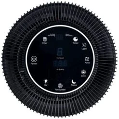 OdorStop OSAP5 HEPA Air Purifier For Areas Up To 1000 Sq Ft With H13 True HEPA Filter, Active Carbon, 5-Speed, Auto Mode, Sleep Mode, Child Lock, And Timer - Black -Solo Stoves Shop 51ueGOTkw0L