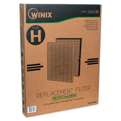 Genuine Winix 116130 Replacement Filter H For 5500-2 Air Purifier , White -Solo Stoves Shop 51vF2VBE7AL
