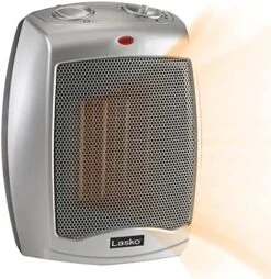 Lasko Ceramic Adjustable Thermostat Space Heaters, Non-Oscillating, 754200 Silver -Solo Stoves Shop 51vkntNHowL. AC