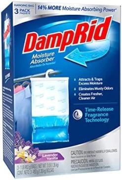 DampRid Fresh Scent Hanging Moisture Absorber, 16 Oz., 3 Pack - Eliminates Musty Odors For Fresher, Cleaner Air, Ideal For Closet, 14% More Moisture Absorbing Power*- Blue -Solo Stoves Shop 51wEnxuvG4L. AC
