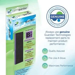 Germ Guardian Filter B Pet Pure HEPA Genuine Air Purifier Replacement Filter, Removes 99.97% Of Pollutants For AC4825, AC4850, AC4870, CDAP4500, AC4900, AC4300, AP2200, Black/Purple, FLT4850PT 8 Germ Guardian Filter B Pet Pure HEPA Genuine Air Purifier Replacement Filter, Removes 99.97% Of Pollutants For AC4825, AC4850, AC4870, CDAP4500, AC4900, AC4300, AP2200, Black/Purple, FLT4850PT -Solo Stoves Shop 51wLc9y5cwL