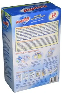 Damp Rid FG83K 14-Ounce Hanging Moisture Absorber Fresh Scent, 3-Pack