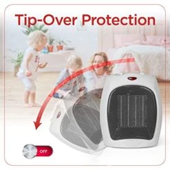 Black & Decker BLACK+DECKER Portable Space Heater, 1500W Small Space Heater With Overheat Protection For Indoor Use, White -Solo Stoves Shop 51wtcOfPqML