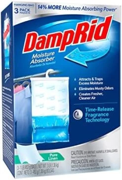 DampRid Fresh Scent Hanging Moisture Absorber, 16 Oz., 3 Pack - Eliminates Musty Odors For Fresher, Cleaner Air, Ideal For Closet, 14% More Moisture Absorbing Power*- Blue -Solo Stoves Shop 51wwc78eUcL. AC