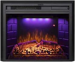 Benrocks 36'' Electric Fireplace Inserts, Recessed & Built In Wall Electric Fireplace Heater With Fire Crackling Sound, Adjustable Top Light & Flame Speed, Overheating Protection, 750/1500W Black 19 Benrocks 36'' Electric Fireplace Inserts, Recessed & Built In Wall Electric Fireplace Heater With Fire Crackling Sound, Adjustable Top Light & Flame Speed, Overheating Protection, 750/1500W Black -Solo Stoves Shop 51x0cQYJjL. AC