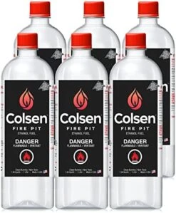 Colsen Fireplace Fuel, Ventless, Bio-Ethanol, Clean Burning/Eco-Friendly (1000mL /32 Oz.) - (Each) (1L) -Solo Stoves Shop 51x3dJK85xL. AC