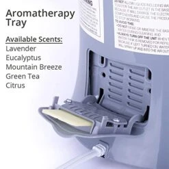 Air Innovations Humidifier Large Capacity 1.7 Gal (6.4L) Whisper-Quiet Cool Mist Ultrasonic For Rooms Up To 600 SqFt Baby Bedroom BPA Free Lasts Up To 96hs Remote Control Digital Display Aroma Tray -Solo Stoves Shop 51xR3xWe7RL